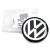 Capac central la butuc roata original Volkswagen, logo crom, 56-62 mm