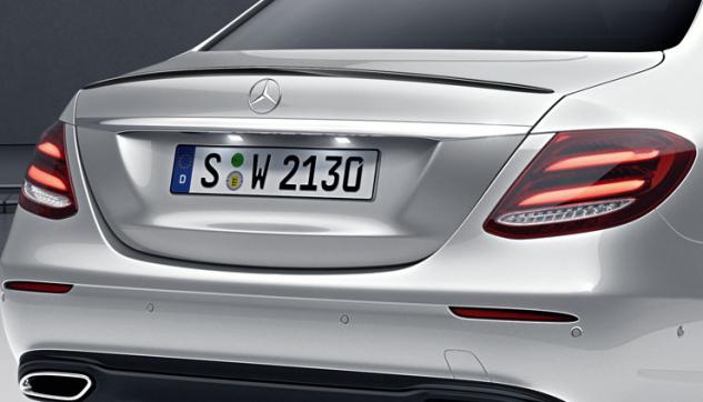 Spoiler spate original Mercedes-Benz E-Class Limuzina 2016->, grunduit