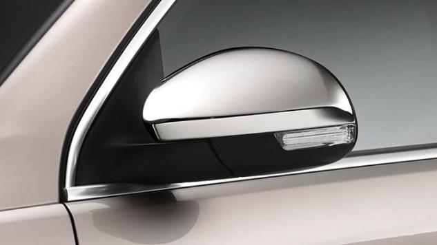 Carcasa oglinda cu finisaj cromat 3D, originala Volkswagen Tiguan & Sharan, set