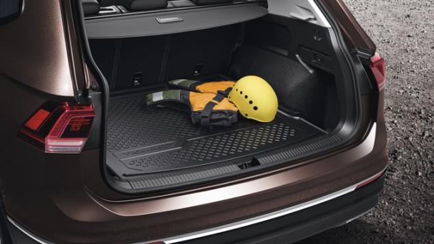 Tava portbagaj originala Volkswagen Tiguan Allspace (MQB) 2018->, polietilena, podea variabila