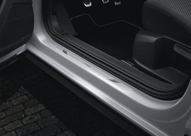 Protectie pentru pragul lateral, originala Volkswagen T-Roc (A11) 2018->, aluminiu