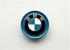 Capac central la butuc roata original BMW, 56 mm, cu inel albastru