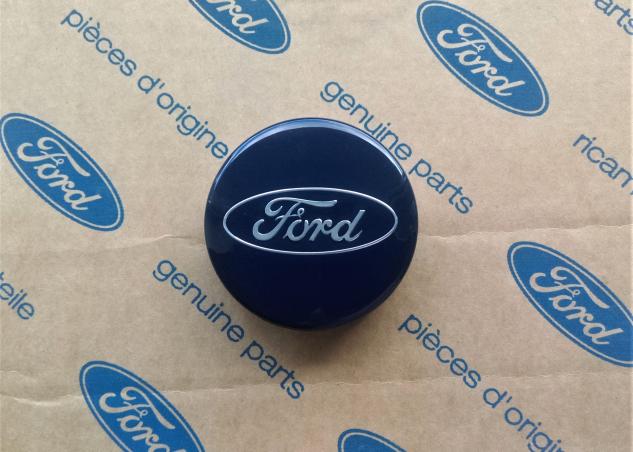 Capac central la butuc roata original Ford, 55 mm, albastru