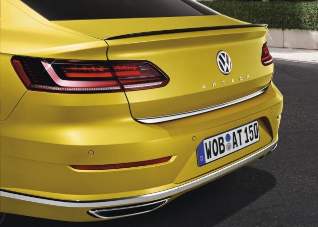 Folie de protectie pentru bara spate, originala Volkswagen Arteon (MQB-B / 3H) 2017->