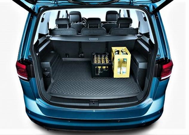 Tava portbagaj originala Volkswagen Touran (5T1) 2016->, poliuretan expandat, 5-7 locuri