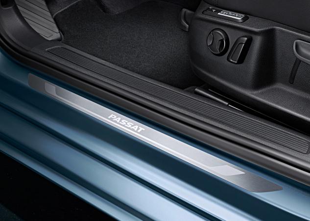 Protectie pentru pragul lateral, originala Volkswagen Passat (B8-3G) 2015->, otel inox