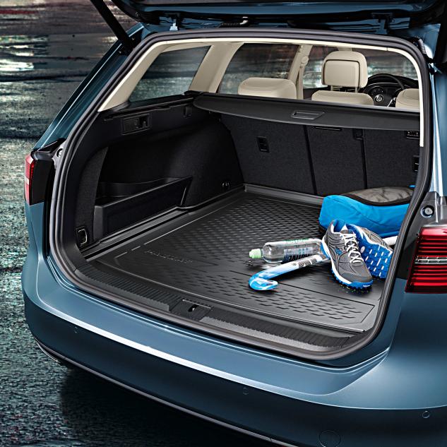 Tava portbagaj originala Volkswagen Passat Variant si Alltrack B8 2015->, poliuretan extrudat, podea variabila