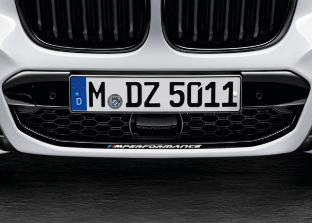 Folie decorativa originala BMW M Performance pentru BMW X3 G01 si X4 G02, la grila fata