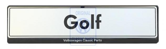 Suport numar de inmatriculare, original Volkswagen Classic Parts