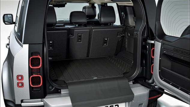 Tava portbagaj originala Land Rover Defender (L663 - 110) 2019->, TPU negru EBONY