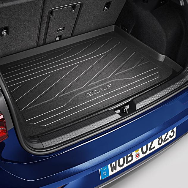 Tava portbagaj originala Volkswagen Golf 8 (CD1) 2019->, poliuretan expandat, podea fixa Basis