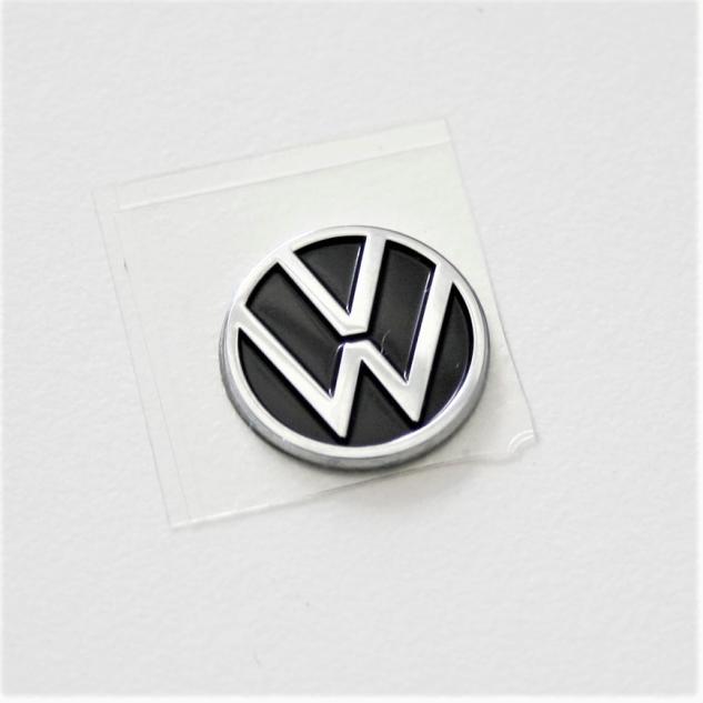 Emblema originala Volkswagen logo, pentru cheia auto, 10 mm, new VW branding logo