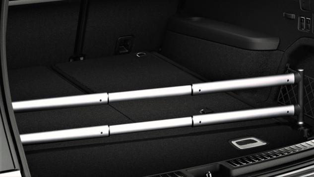 Insertie portbagaj originala Mercedes-Benz, grilaj despartitor variabil, modul Snap-in, podea 19 mm