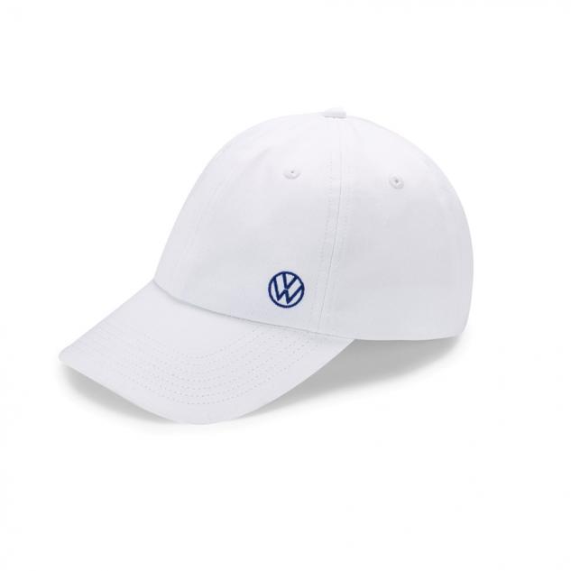 Sapca originala Volkswagen, stofa alba, New Logo