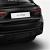 Logo original Audi, negru lucios, pentru Audi Q3 Sportback (F3) 2020+, la capota spate