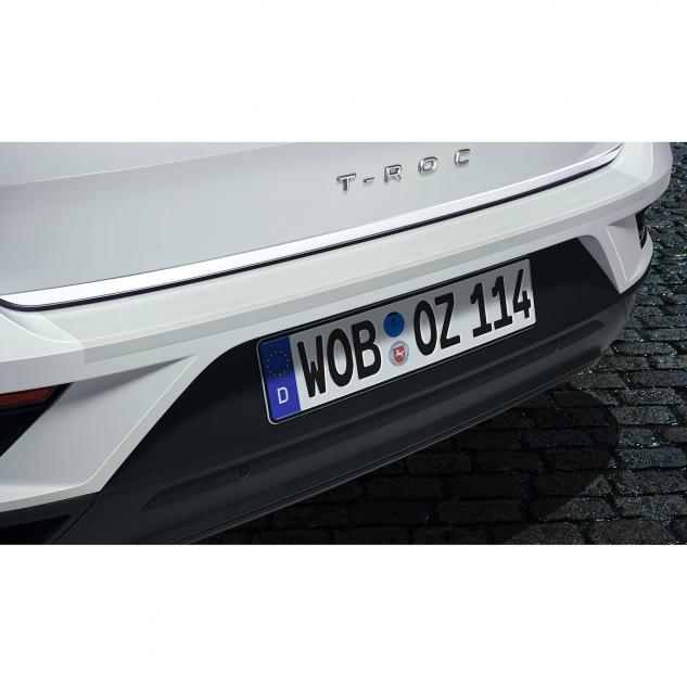 Folie de protectie pentru bara spate originala Volkswagen T-Roc (A11) 2018->, transparenta