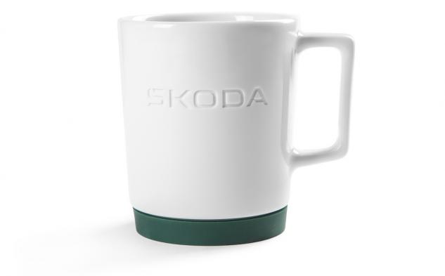 Cana ceramica originala Skoda, cu pad de silicon