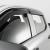 Deflector aer original Volkswagen Amarok (T1B) 2023+, set pentru usile fata si spate