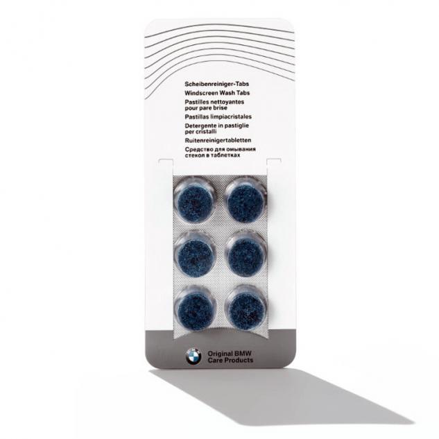 Solutie originala BMW Group - pentru spalator parbriz si faruri, anti-silicon, concentrata, 6 tablete solubile