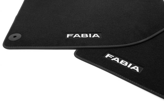 Covorase textile Prestige originale Skoda Fabia III 2014->, set 4 bucati