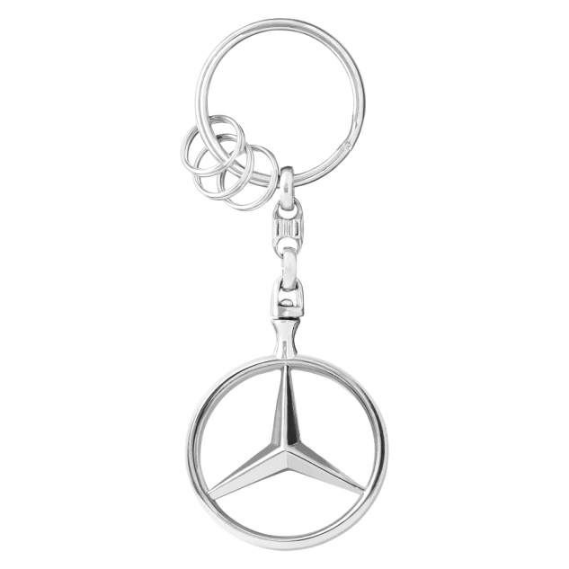 Breloc chei original Mercedes-Benz, Brüssel, argintiu