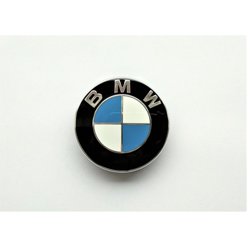 Capac central la butuc roata original BMW, 68 mm, cu inel cromat