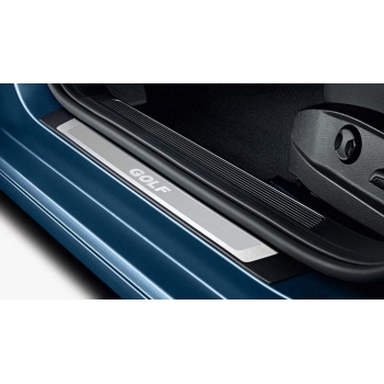 Protectie pentru pragul lateral, originala Volkswagen Golf VII (A7-5G1-BQ1) 2013-&gt;, 3 usi, otel inox