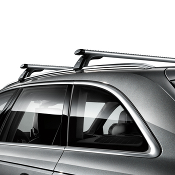 Set bare transversale suport portbagaj originale Audi A4 allroad quattro (8W) 2016+, fixare pe barele longitudinale
