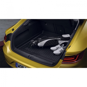 Tava portbagaj originala Volkswagen Arteon 2017-&gt;, poliuretan extrudat, podea inaltata