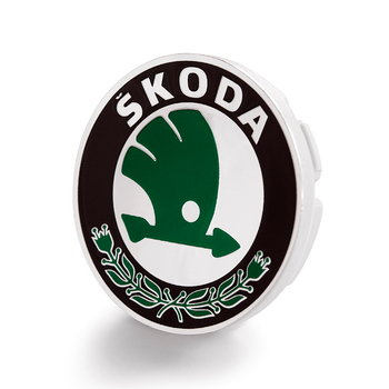 Capac central la butuc roata original Skoda, logo color