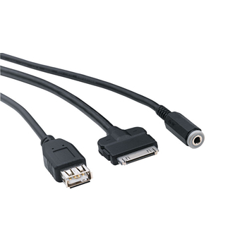 Cablu adaptor Media Interface original Mercedes-Benz la conector USB, iPod®, iPhone®, Set, NTG4.5