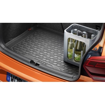 Tava portbagaj originala Volkswagen Polo VII 2018+, poliuretan expandat, podea joasa
