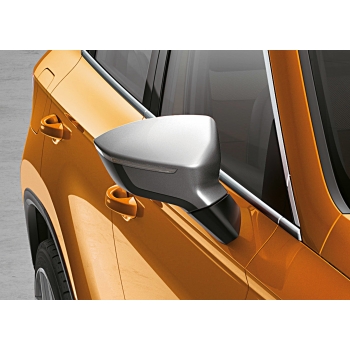 Carcasa oglinda retrovizoare originala Seat Ateca (KH) 2017+, finisaj argintiu "Crossover Silver", set