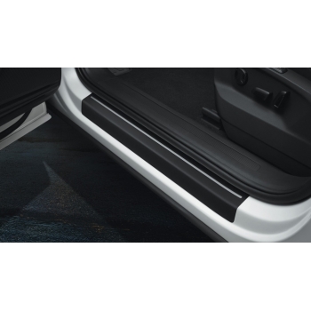 Protectie pentru pragul lateral, originala Volkswagen Tiguan Allspace (MBQ, AD1) 2018-&gt;, folie neagra