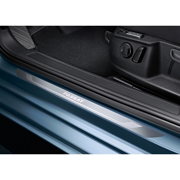 Protectie pentru pragul lateral, originala Volkswagen Passat (B8-3G) 2015-&gt;, otel inox