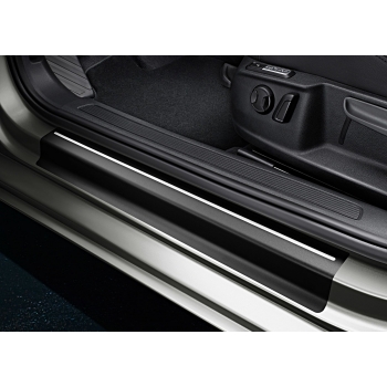 Protectie pentru pragul lateral, originala Volkswagen Passat (B8-3G) 2015-&gt;, folie neagra