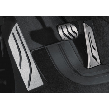 Ornament reazem picior sport original BMW M Performance pentru BMW Seria 1-2-3-4, otel inox