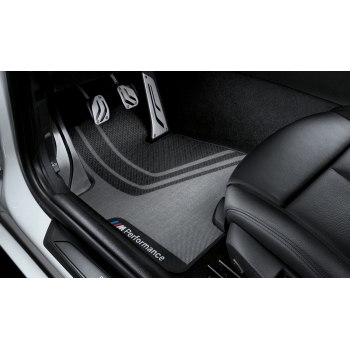 Covorase textile originale BMW M Performance pentru BMW Seria 4 F32-F33-F36-F82-F83 2012-&gt;, set fata