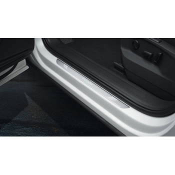 Protectie pentru pragul lateral, originala Volkswagen Tiguan (MQB-AD1) 2016-&gt;, otel inox