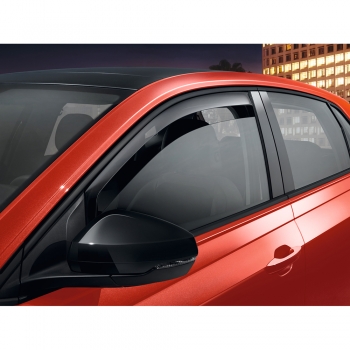 Carcasa oglinda retrovizoare originala Volkswagen Polo (AW1) 2018-&gt;, Taigo (CS1) 2022-&gt;, finisaj negru lucios, set