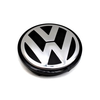 Capac central la butuc roata original Volkswagen, logo crom, 56-65 mm