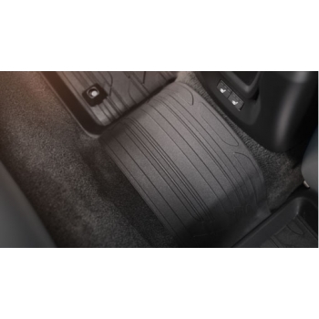 Covoras de cauciuc All-weather original Volvo V40 2013-2019, TPE negru, pentru tunelul median