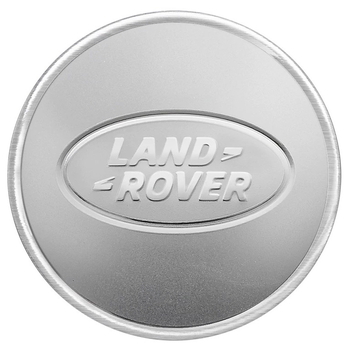 Capac central la butuc roata original Land Rover, argintiu satinat, 63 mm