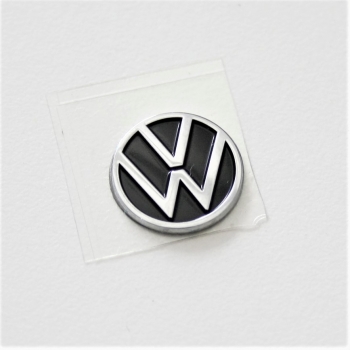 Emblema originala Volkswagen logo, pentru cheia auto, 10 mm, new VW branding logo