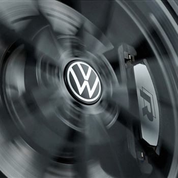Capac central la butuc roata original Volkswagen, spinner dinamic, set, compatibil 5H0.601.171