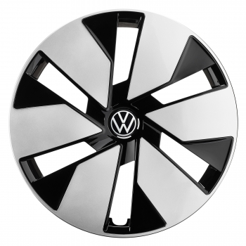 Capac decorativ original Volkswagen pentru janta de otel R18, cod OE 10A071458B WZG, set 4 bucati