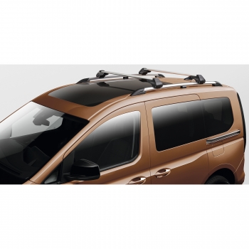 Set bare transversale suport portbagaj originale Volkswagen Caddy (SB) 2021+, fixare pe bare longitudinale
