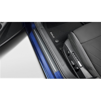 Protectie pentru pragul lateral, originala Volkswagen Golf 8 (A8-5H-CD1) 2019-&gt;, 5 usi, folie neagra