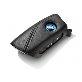 Husa protectie cheie originala BMW generatia 3 - piele neagra