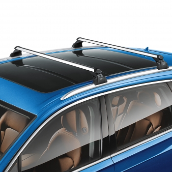 Set bare transversale suport portbagaj originale Audi Q7 (4M) 2016+, fixare pe barele longitudinale